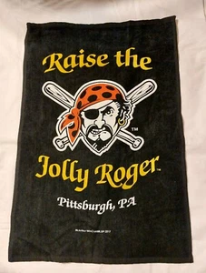 PITTSBURGH PIRATES RAISE THE JOLLY ROGER RALLY TOWEL - Picture 1 of 1