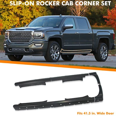 Steel Pair of Rocker Panel & Cab Corners for 2014-2018 Chevy Gmc Crew Cab Pickup - Image 1 of 4