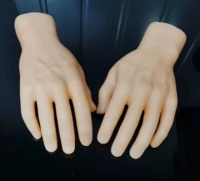 1 Pair simulation Men Hand Mannequin Model Watch Jewelry Display Rack Organizer - Image 1 of 4