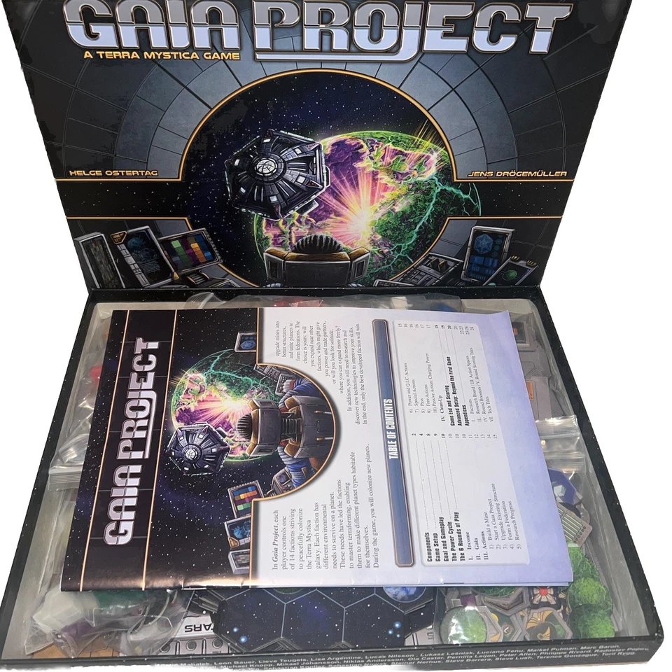 Gaia Project A Terra Mystica Board Game by Z-Man Games Complete Excellent Cond. - Image 1 of 4
