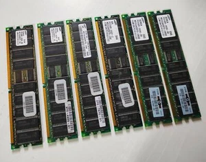 Samsung 3GB (6x512MB) DDR PC-2100R 266MHz RDIMM ECC Registered Server RAM - Picture 1 of 5