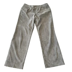 Christopher Banks Corduroy Grey Straight leg Chino Pants Women’s 10 Mid Rise EUC - Picture 1 of 11