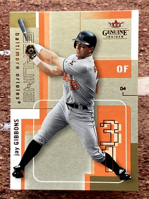 2004 Fleer Genuine Insider Jay Gibbons #86 - Image 1 of 2
