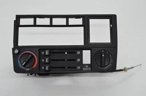 1988-91 BMW E30 325i 325is 325 318i 318is HVAC Climate Control Panel Radio Trim - Picture 1 of 8