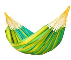 Hängematte, SONRISA Polypropylen-Faser LA SIESTA Outdoor, SINGLE, mit Aufhängung - Bild 1 von 8