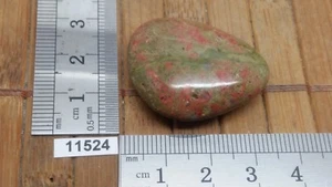 UNAKITE pierre plate mineraux lithotherapie reiki collection esoterisme massage - Picture 1 of 2