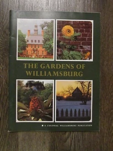 1970 Gardens of Williamsburg Illustrated 49 pages - Picture 1 of 3