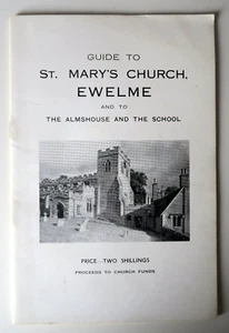 Iglesia de Santa María, Ewelme y a la casa de limosnas - Manual/guía vintage - década de 1950 - Imagen 1 de 5