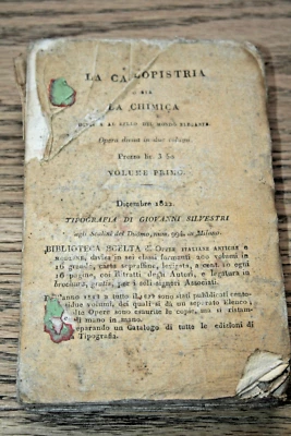 La callopistria chimica volume 1 Giovanni Silvestri 1822 Copertina Flessibile - Immagine 1 di 4