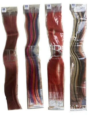BALMAIN Paris gerade gebunden 100 % menschliches Haar verschiedene Farben