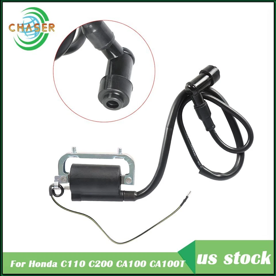 Ignition Coil For Honda C110 C200 CA100 CA100T CA110 CT70 S65 CL90 CL100 - Image 1 of 4