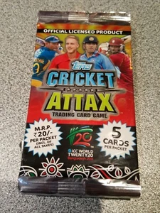 Topps Cricket Attax ICC WT20 2014 Packs x10 - Picture 1 of 3