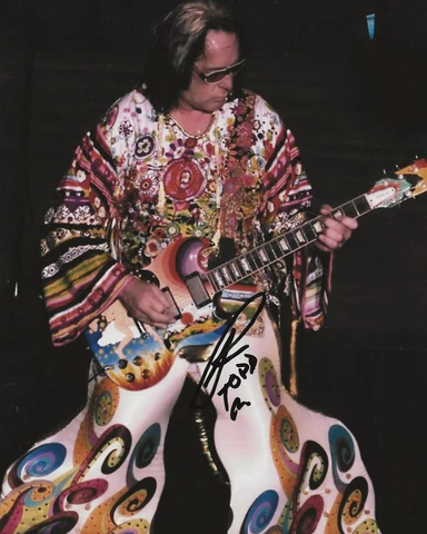 Utopia Todd Rundgren Signed Photo 8x10 COA 10 Cover