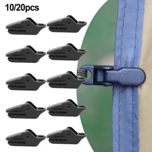 Clips 10/20pcs Accessories Black Camping Tool Heavy Duty Parts Plastic - Zdjęcie 1 z 25
