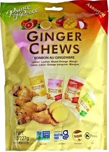 Principe della Pace Zenzero Chew Aromi Assortiti 8 OZ 100% Naturale 227 g - Foto 1 di 24