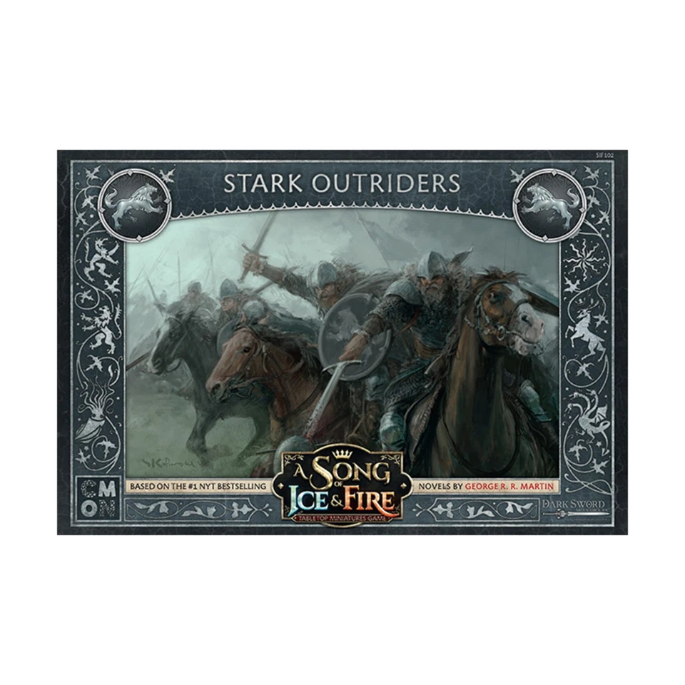 CMON Stark Mini 28mm Stark Outriders SW (New) - Image 1 of 1