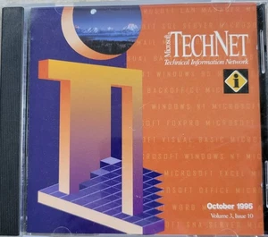 Vintage - Microsoft TechNet, Technical Information Network October 1995 2 CDs - Picture 1 of 4
