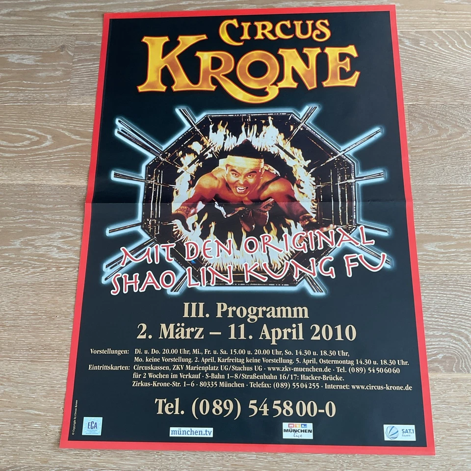 Circus Krone Plakat           Zirkus Circo Cirque Cirkus Sirkus Poster Affiche  - Bild 1 von 1