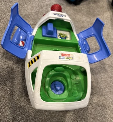 Fisher Price Little People Toy Story Buzz Lightyear Spaceship Only READ DETAILS - Image 1 of 4