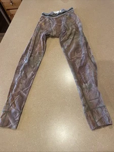 Mens Under Armour Coldgear Realtree Camo Camouflage Pants Leggings Thermal Sz M - Picture 1 of 6