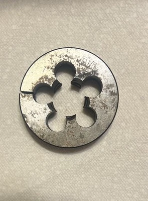 GTD Greenfield 1 inch  NC adjustable Threading Die 2 1/2” Round Made In USA - Image 1 of 2