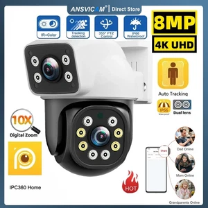 4K 10X PTZ Dual Screen Security Camera Outdoor Dual Lens Surveillance System - Picture 1 of 12