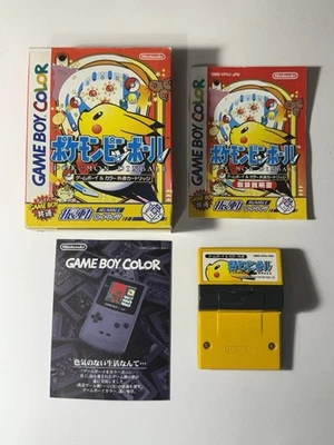 BOXED Japanese Pokemon Pinball Nintendo GameBoy Color GBC CIB box manuals JAPAN - Image 1 of 4