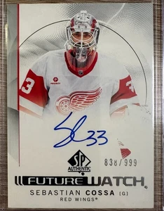 SEBASTIAN COSSA 2024-25 UD SP AUTHENTIC TRUE FUTURE WATCH RC AUTO #838/999 #SC - Picture 1 of 2