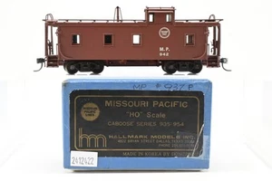 HO Brass Hallmark Models MP Missouri Pacific Standard Wood Caboose Pro-Painted - Picture 1 of 18