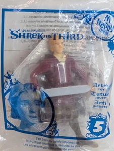 Artie Figure con Spada Shrek Figure 2007 McDonalds Meal Toy - Foto 1 di 9