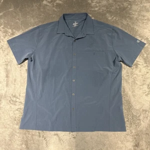 KUHL Shirt Men’s XXL Blue Renegade Tufflex Quick Dry Moisture Wicking UPF - Picture 1 of 8