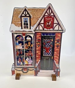 Byers' Choice The Toy Shop Figur Hintergrund Zubehör 1995 Original Weihnachten - Bild 1 von 11