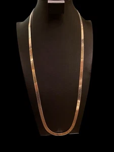 "Collar de cadena de espiga de plata de ley de 32"" 27,76 gramos" - Imagen 1 de 4