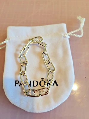 Bracelet Link PANDORA  argent 925/1000 poinçon  ALE PANDORA 20 cm - Bild 1 von 4