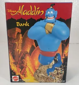 Mattel Disney Aladdin Genie Münzbank, 1990er, neu im Karton #5147 - Bild 1 von 5