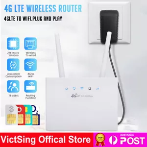 2.4G Unlocked 4G LTE Modem Router with SIM Card Slot 300Mbps Wireless WiFi VPN - Picture 1 of 17