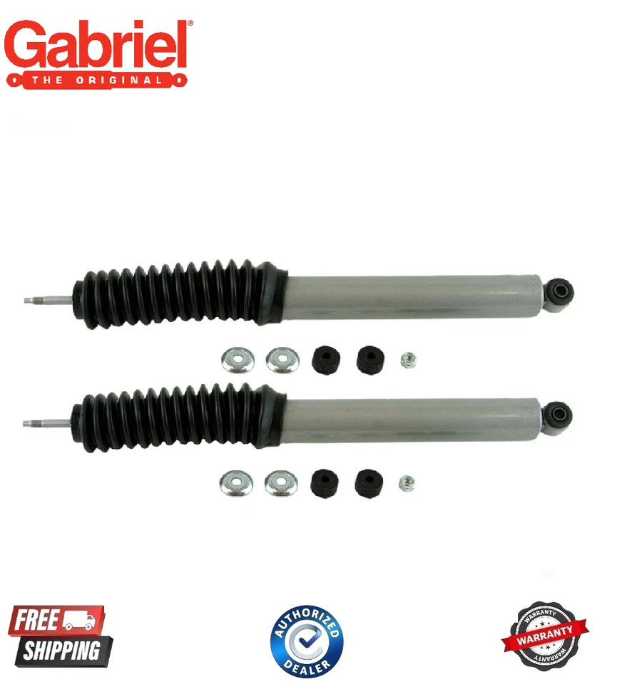 Un par de amortiguadores traseros para camioneta Gabriel HD para Toyota Tundra 2000-2006 con botas antipolvo Foto 1 de 1