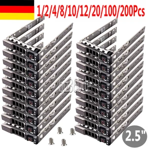 8FKXC G176J DELL 2.5" SAS SATA HDD Rahmen Tray für R630 R720 R730 R730xd T630 - Afbeelding 1 van 19