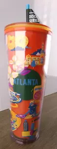 Starbucks Discovery Series Atlanta 24oz Cold Cup Tumbler mit Deckel & Strohhalm, Neu S4 - Bild 1 von 6
