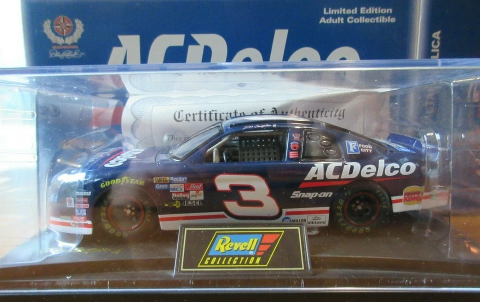 Dale Earnhardt Jr. #3 ACDelco 1:24 Die Cast 1 de 3.500 con certificado de autenticidad Revell Foto 1 de 4
