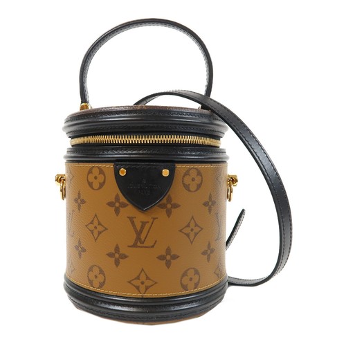 LOUIS VUITTON（LV） Borsa a tracolla Louis Vuitton LV GHW Cannes 2 vie M43986 monogramma retro marrone