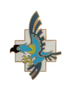 No. 317 (Ciudad de Wilno) Escuadrón de Combate Polaco Royal Air Force RAF Pin Insignia - Imagen 1 de 3