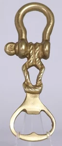 Vintage Brass Rigging Rope Shackle Bottle Opener - Picture 1 of 3