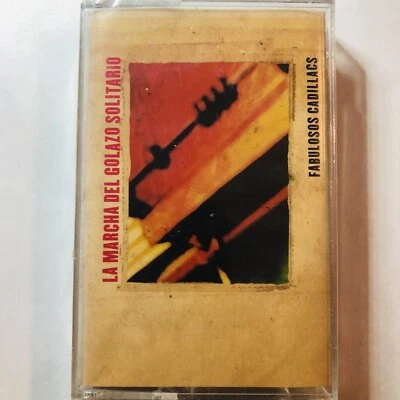 CASSETTE TAPE LOS FABULOSOS CADILLACS LA MARCHA DEL GOLAZO SOLITARIO VIDA RARE - Image 1 of 3