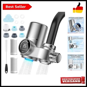 Wasserfilter Wasserhahn mit 2 Filtern, LED-Anzeige, Aktivkohle zur Entfernung... - Bild 1 von 8