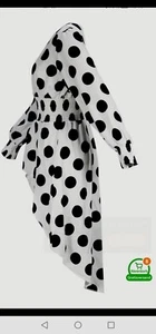NEU!!! Damen Tunika Kleid schwarz/weiss hinten lang -vorne kurz gr XL - Bild 1 von 13