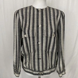 Vintage Lillie Rubin Jacket Black & White size 6 - Picture 1 of 8