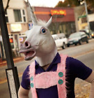 Magical Unicorn face mask HIGH QUALITY Archie Mcphee Fancy dress adult Cosplay