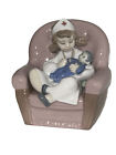 Brand New in Box Lladro Golden Memories  #1055 Girl Playing Nurse With Her Doll