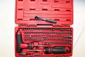Mac Tools 123-PC. 1/4" Hex Drive Mac-Grip™ Ratcheting Bit Driver Set + RATCHET - Bild 1 von 8